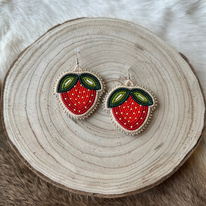 Keegan W. Strawberry Drop Earrings