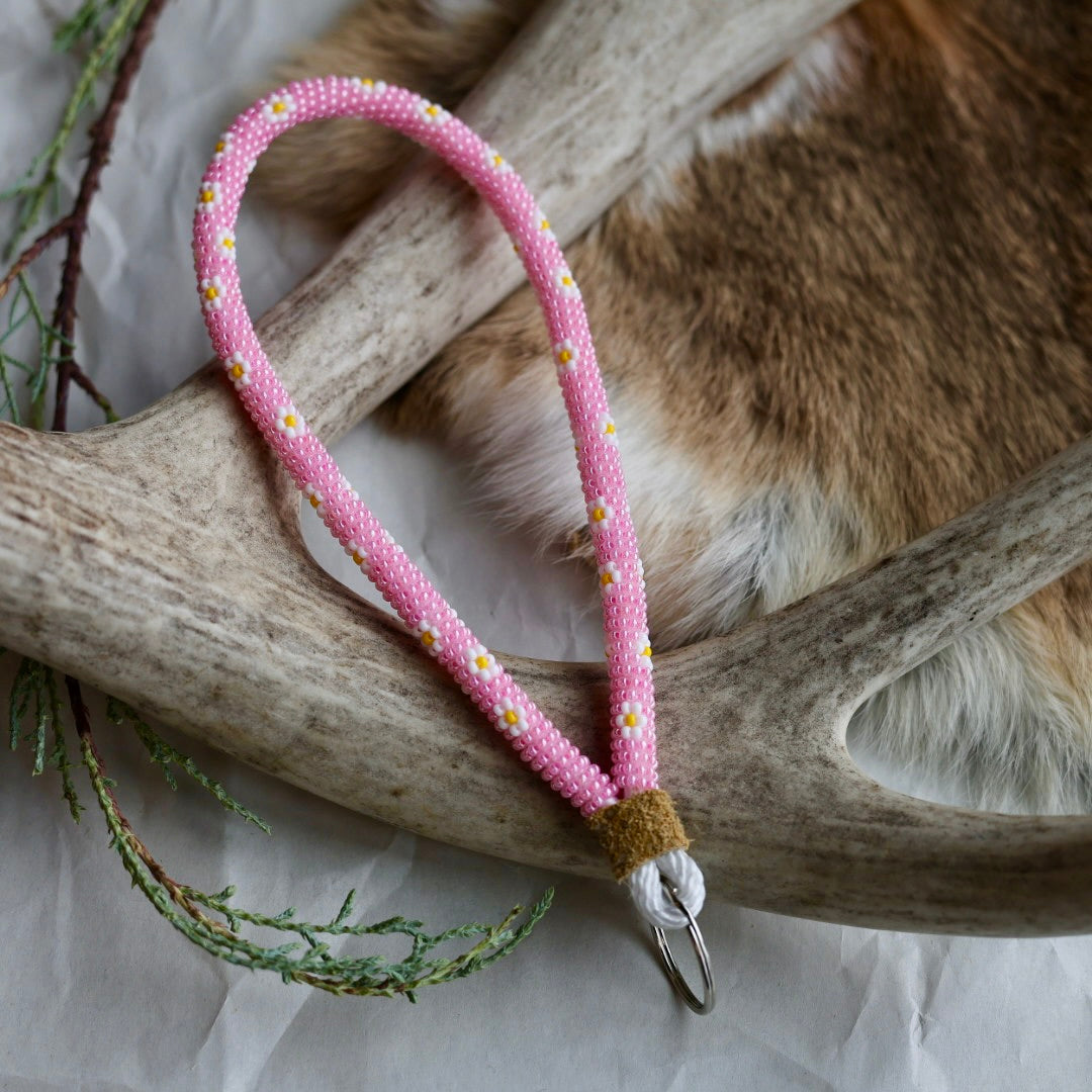 Keegan W. Floral Wrist Lanyard