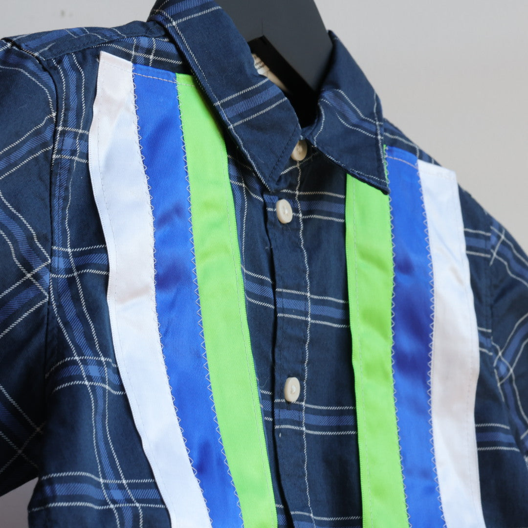 Vi's CREE-ations Plaid Toddler Ribbon Shirt