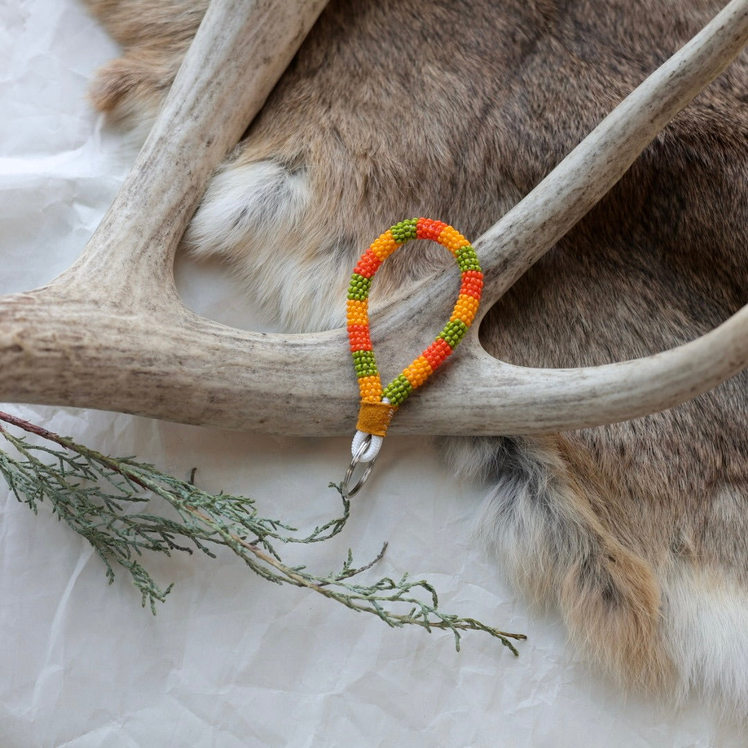 Keegan W. Striped Tiny Finger Lanyards