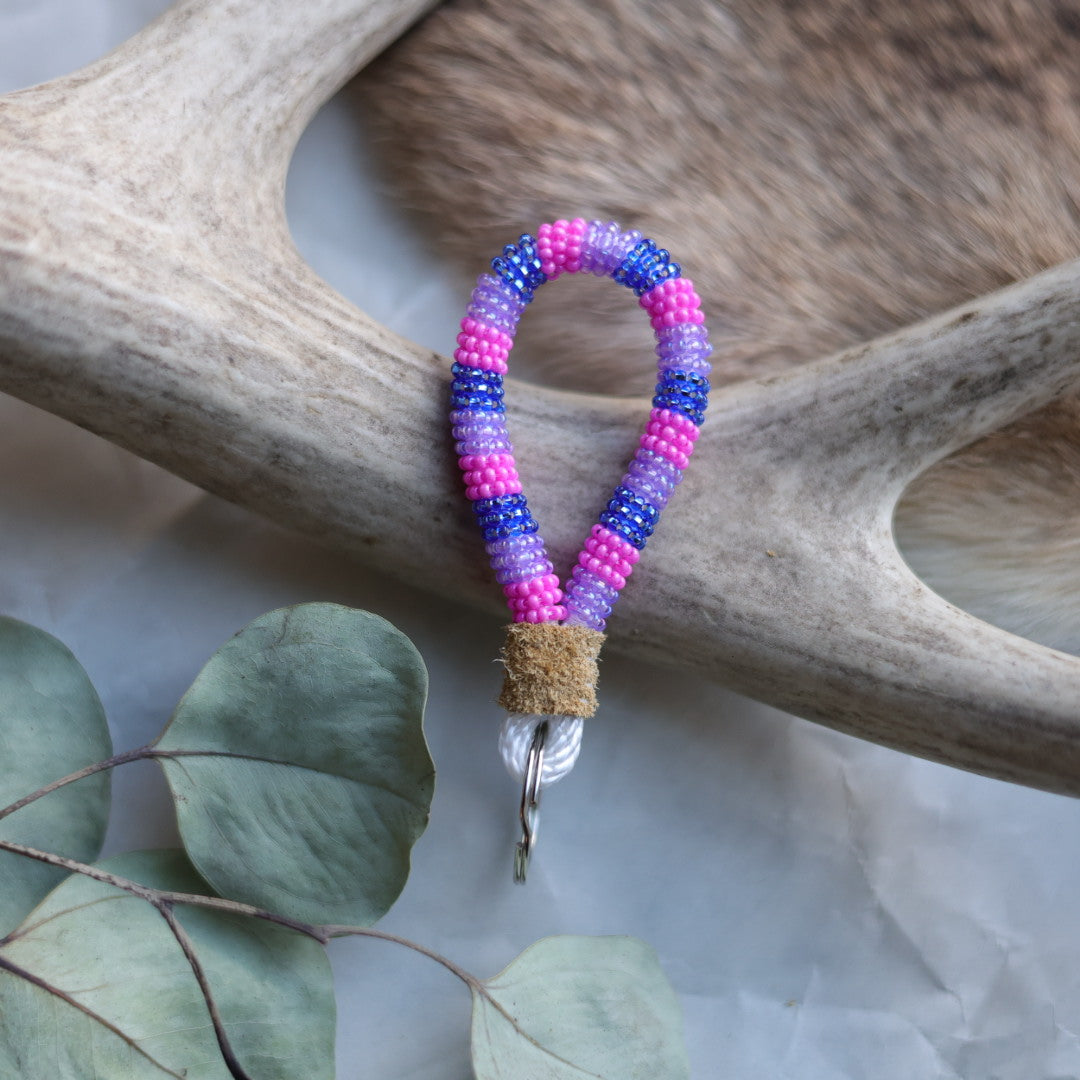 Keegan W. Striped Tiny Finger Lanyards