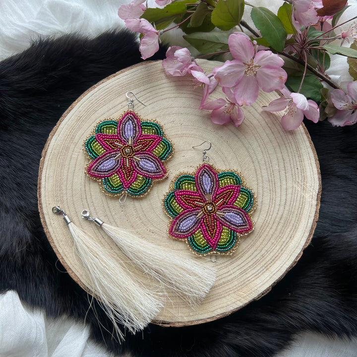 Ironstar Co. Lily Convertible Beaded Earrings