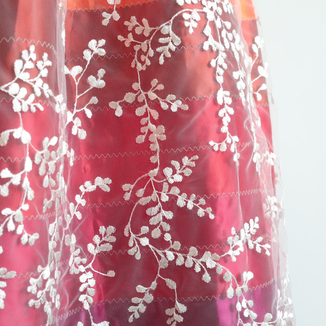 Handmade by Emily Lace Overlay Ribbon Skirt