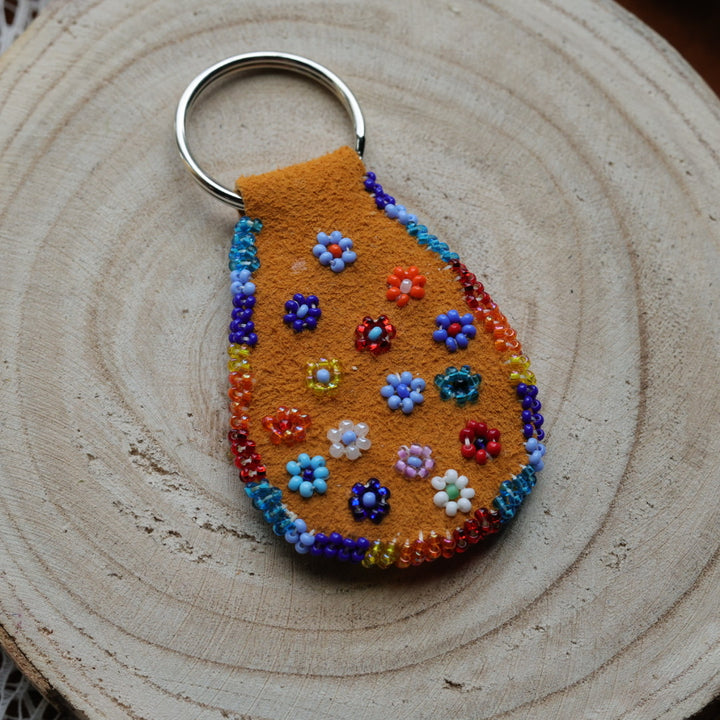 Jeannie A Beaded Keychain