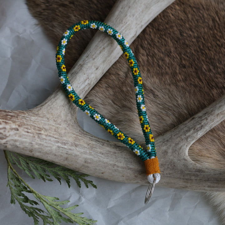 Keegan W. Floral Wrist Lanyard