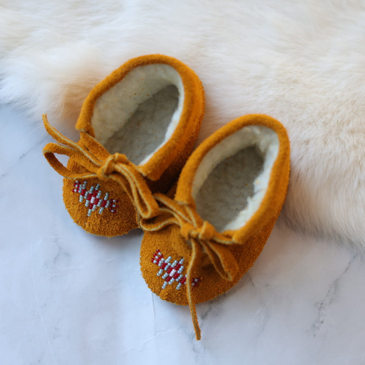 T. Sullivan 9-12mos Infant Red &amp; Blue Diamond Burst Ballerina Slipper