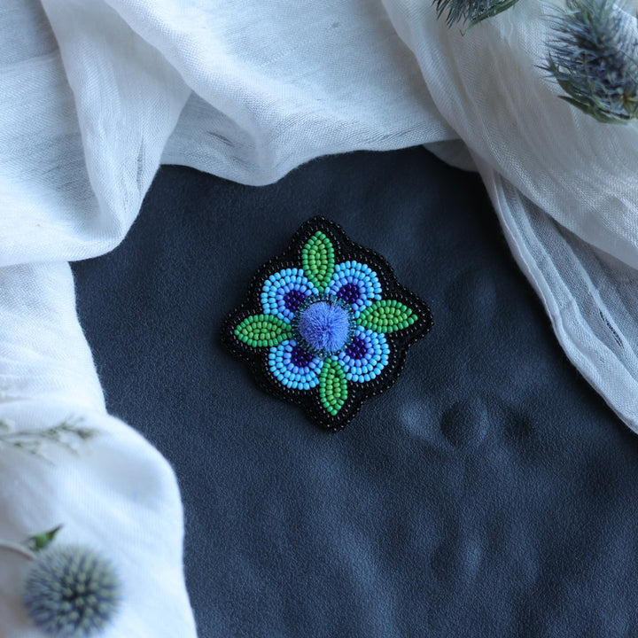 Beth Rose Designs Jade Collection Floral Brooches