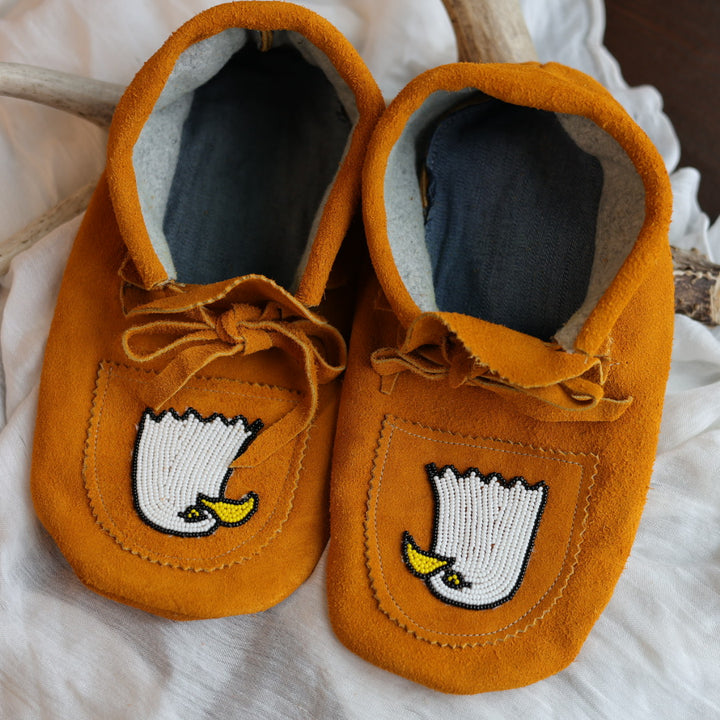 Sandra L. Men's 11 Eagle Handmade Moccasins