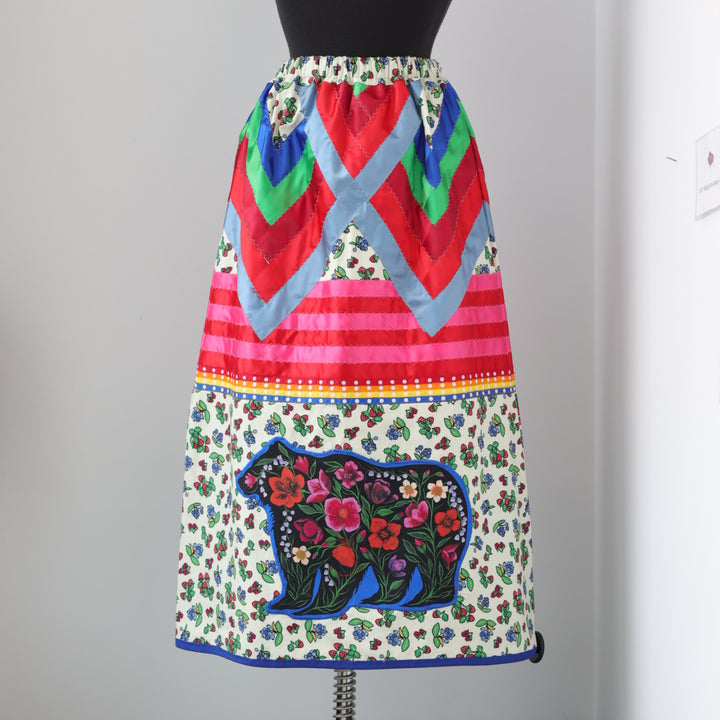 Carol B. Life is Beautiful Appliqué Ribbon Skirt