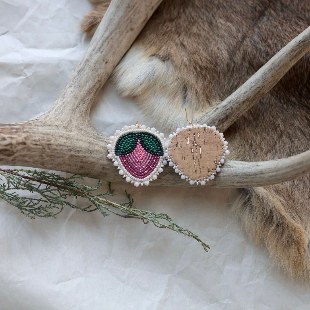 Keegan W. Heartberry Drop Earrings