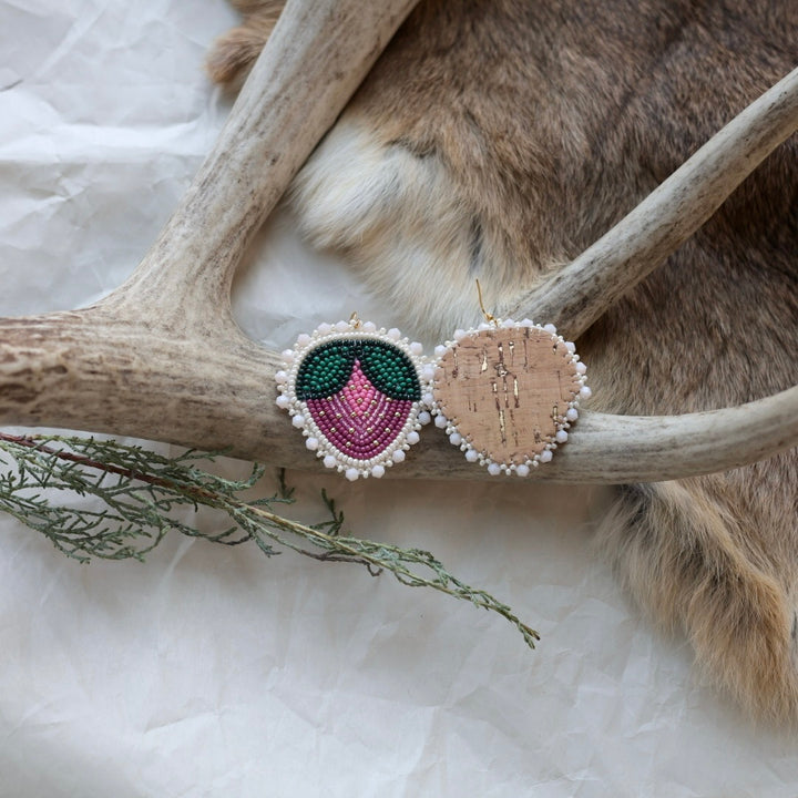 Keegan W. Heartberry Drop Earrings