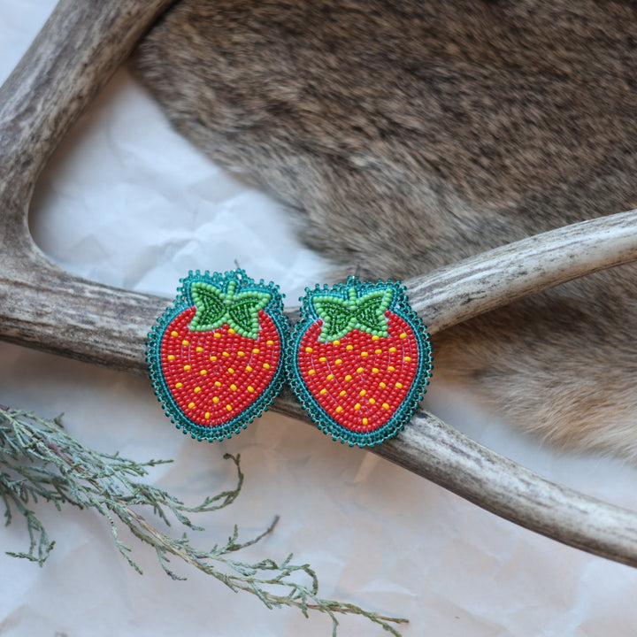 Keegan W. Strawberry Drop Earrings