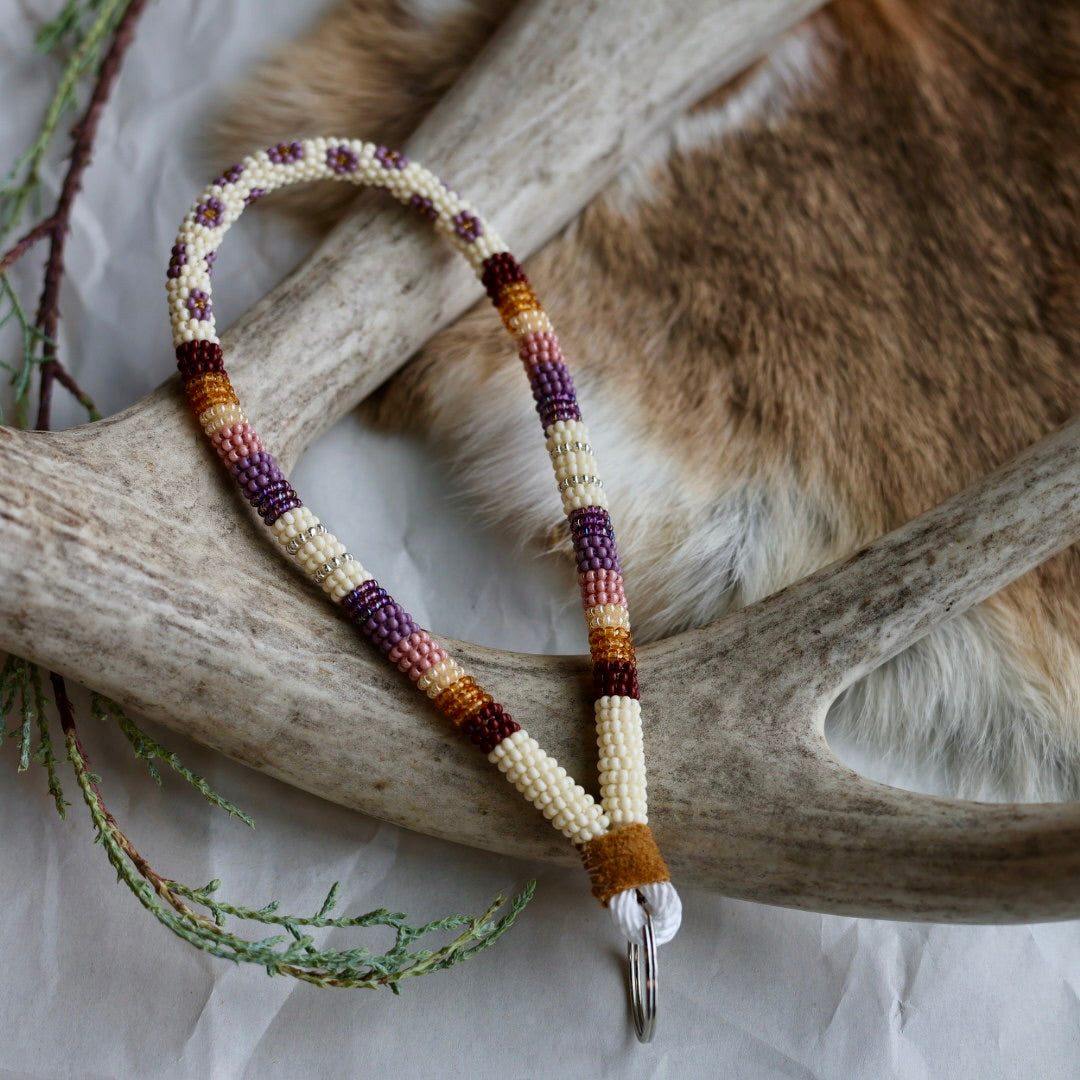 Keegan W. Striped Wrist Lanyard