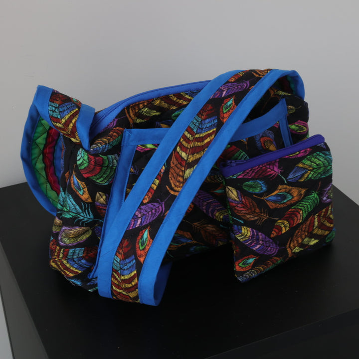 Phoenyx Designs Feather Quilted Bag