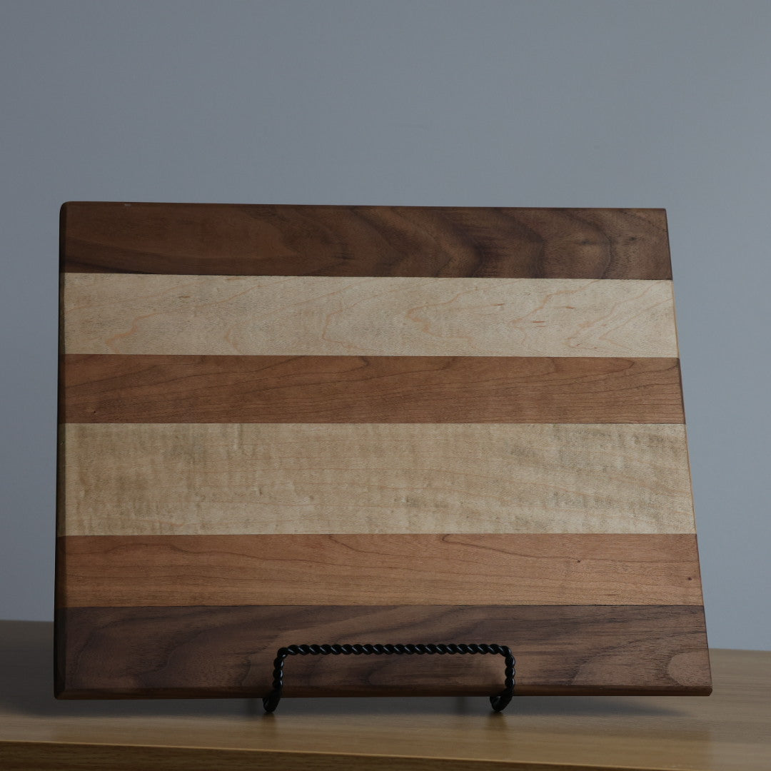 CNYC Tri-Tone Wooden Charcuterie Board