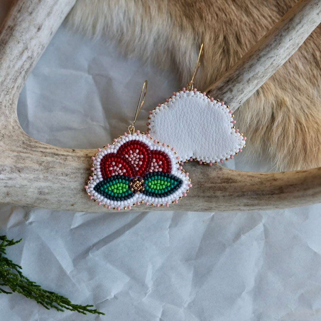 Keegan W. Blossoming Floral Beaded Earrings
