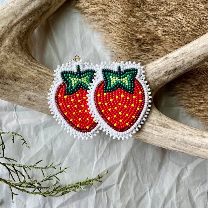 Keegan W. Strawberry Drop Earrings