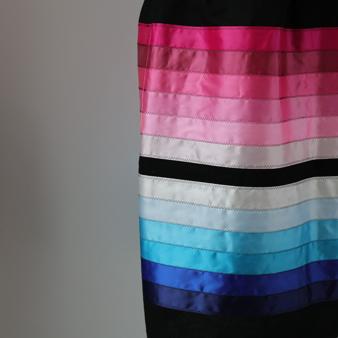 Vi's CREE-ations Pink & Blue Ombre Ribbon Skirt