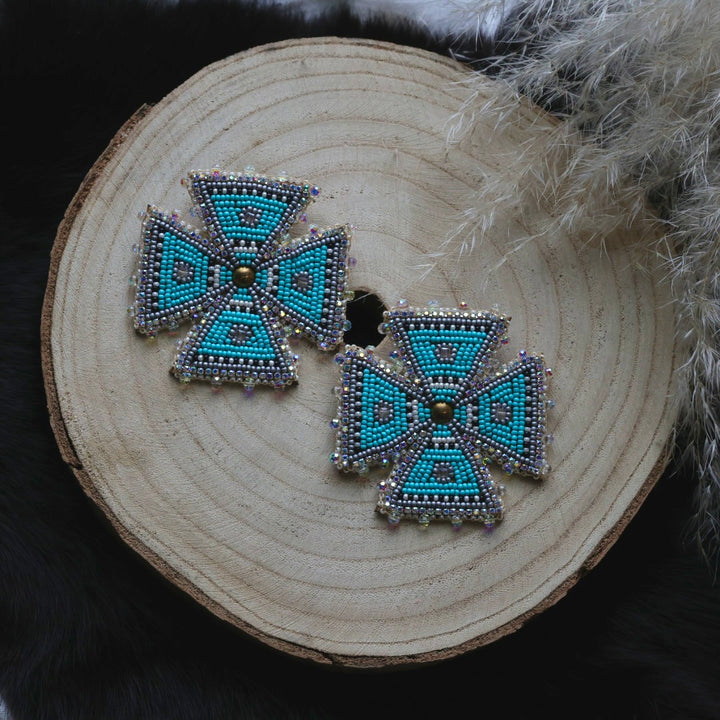 Ironstar Co. Four Directions Beaded Earrings