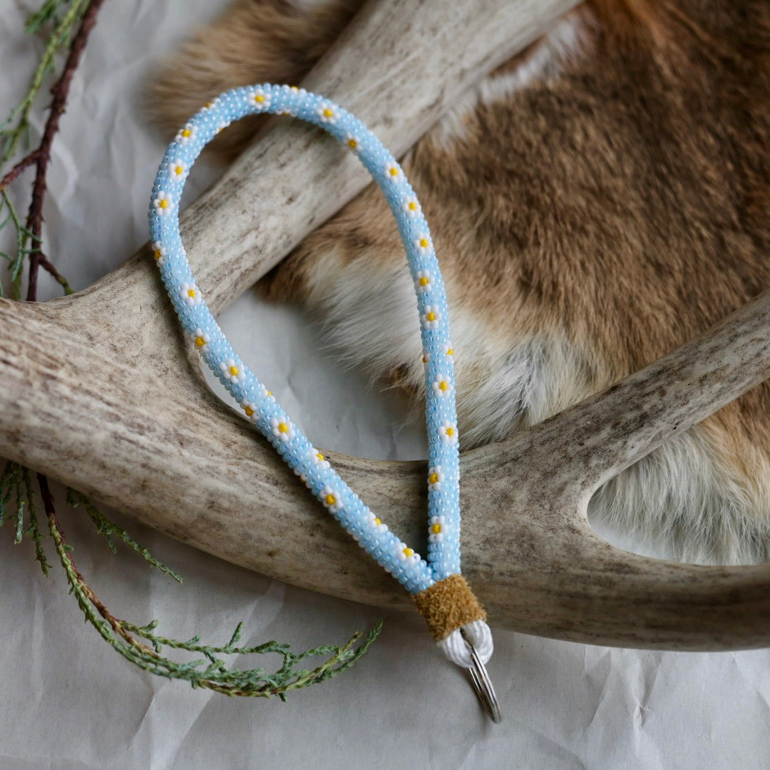 Keegan W. Floral Wrist Lanyard