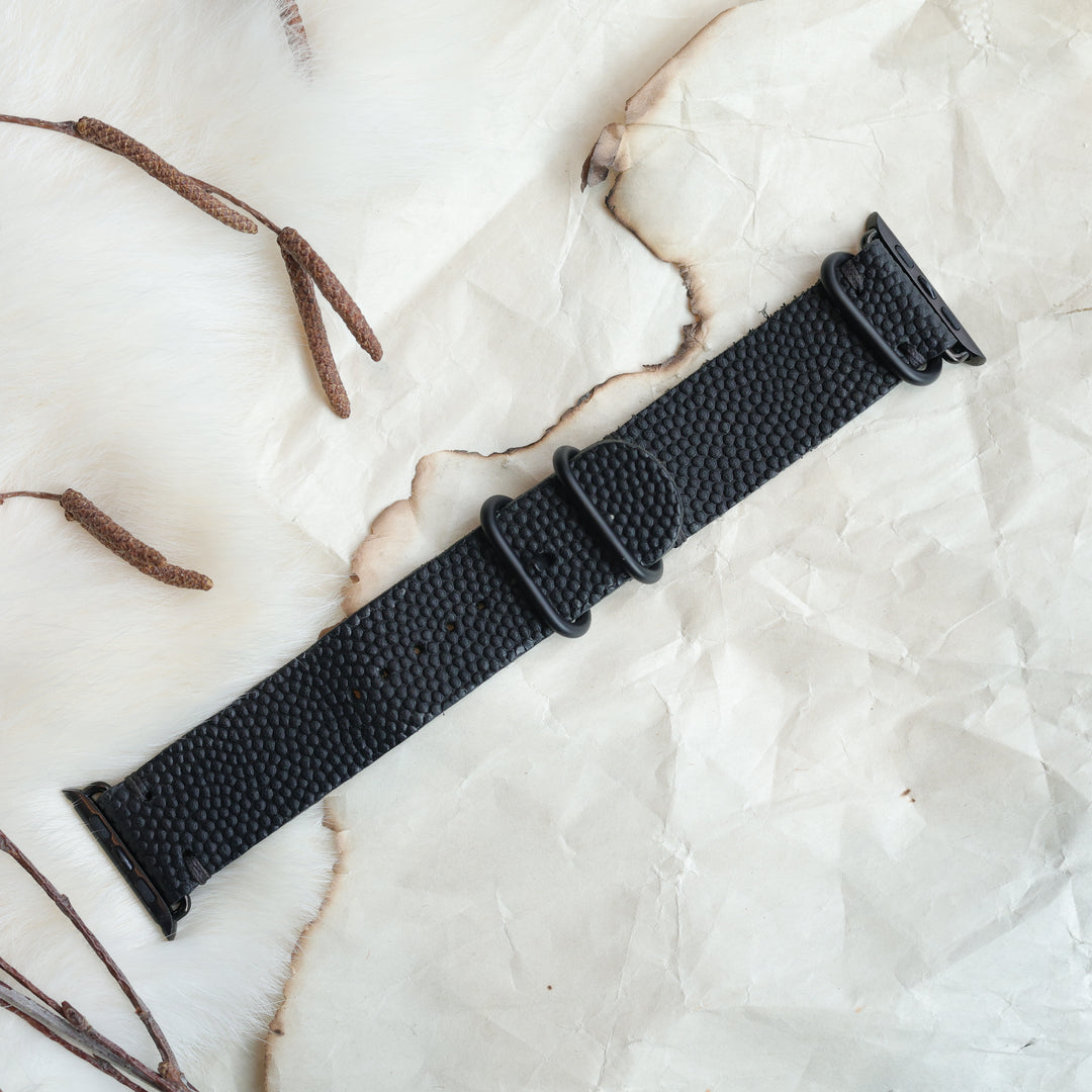 Warden &amp; Company The Resistance 44-49mm Embossed Apple Watch Band