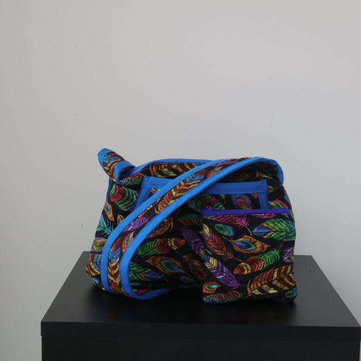 Phoenyx Designs Feather Quilted Bag