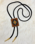 Beth Rose Designs Beaded Square Bolo Ties