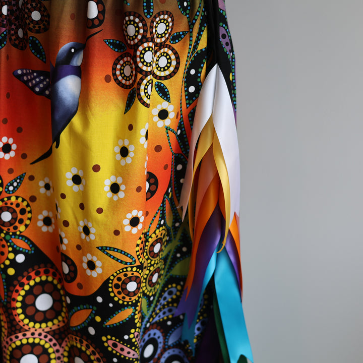 Phoenyx Designs Hummingbirds Ribbon Skirt