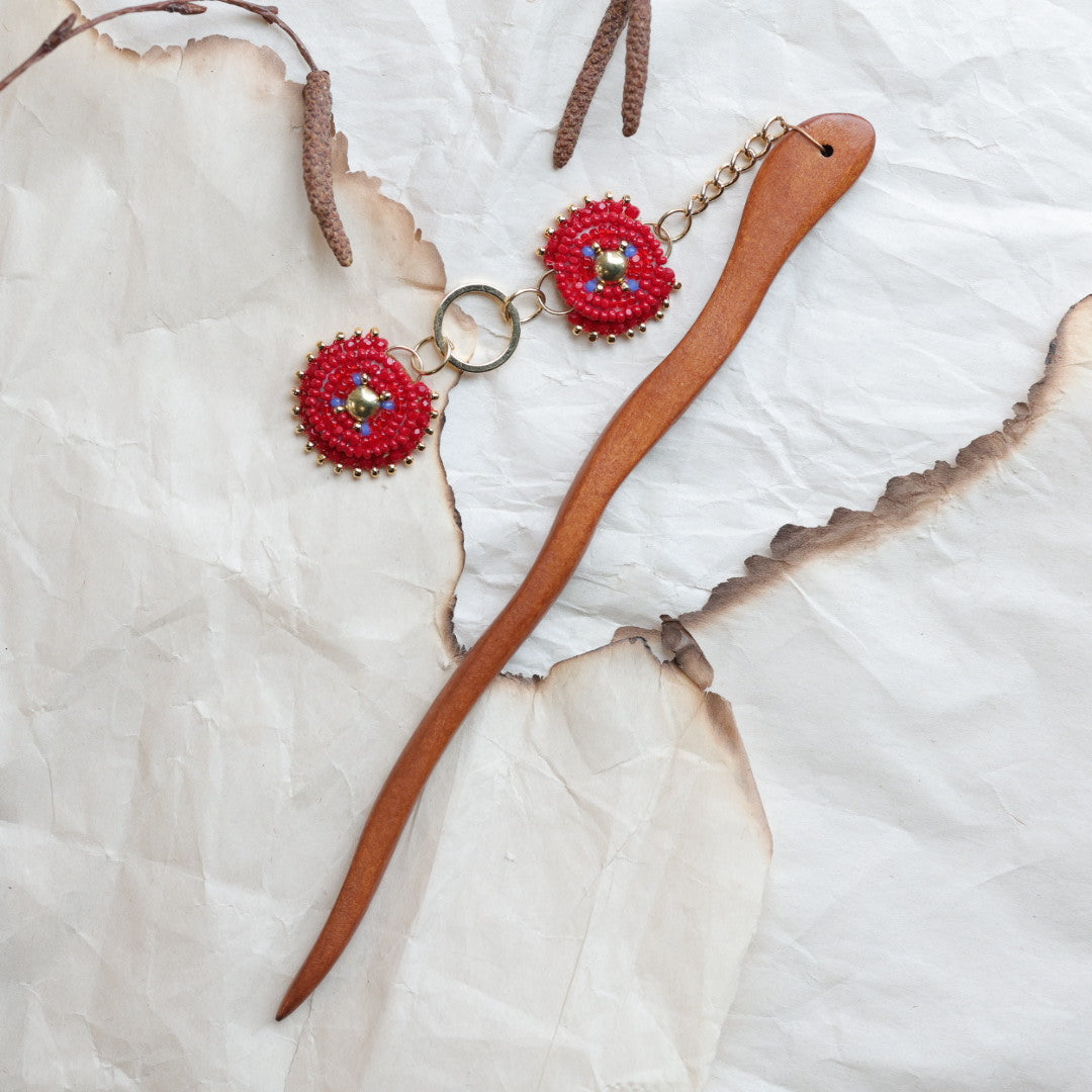 TLee Beads Beaded Hair Pins