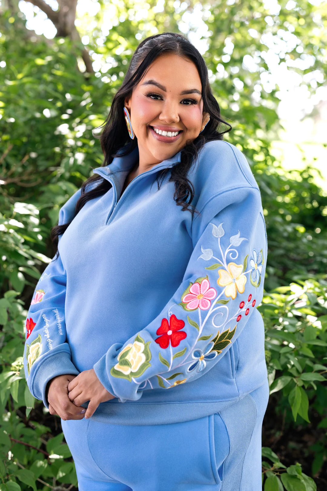 Maskawitehew Spirit in Bloom Quarter Zip