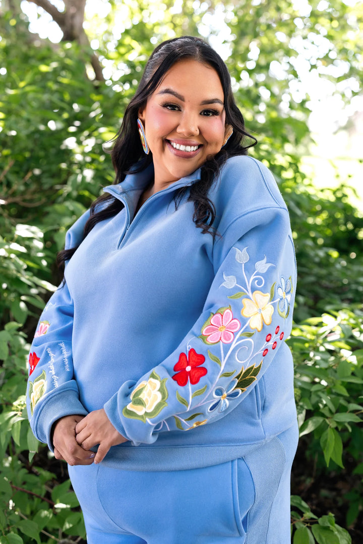 Maskawitehew Spirit in Bloom Quarter Zip