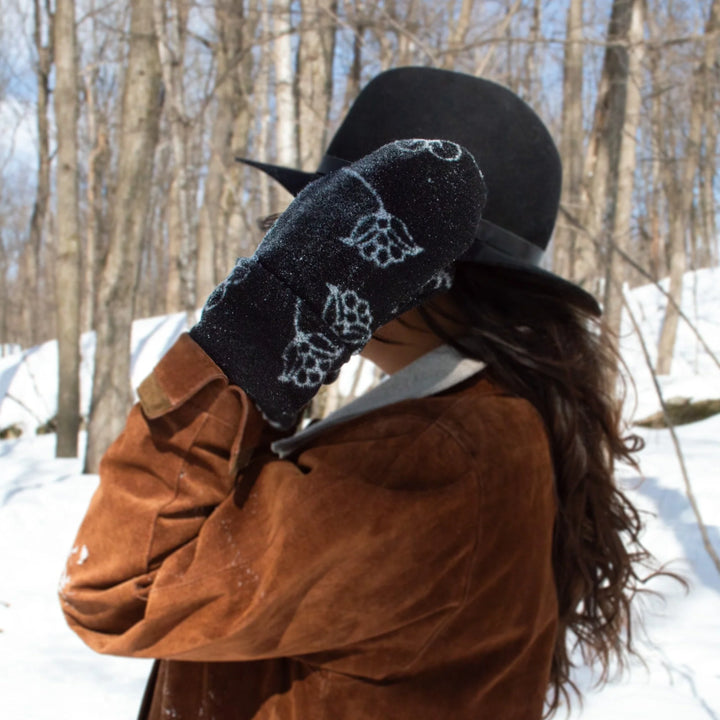MINI TIPI Fleurs Sherpa Mittens