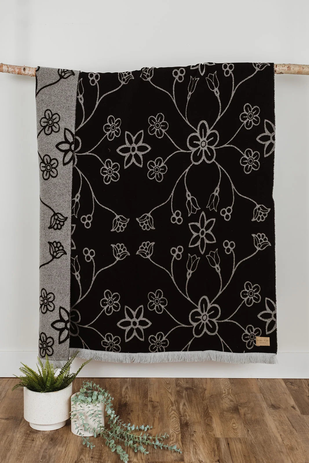 MINI TIPI Fleurs Wool Blanket