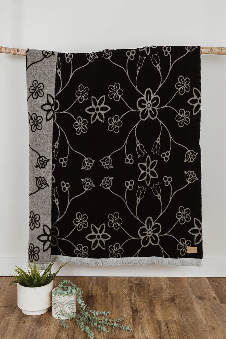 MINI TIPI Fleurs Wool Blanket