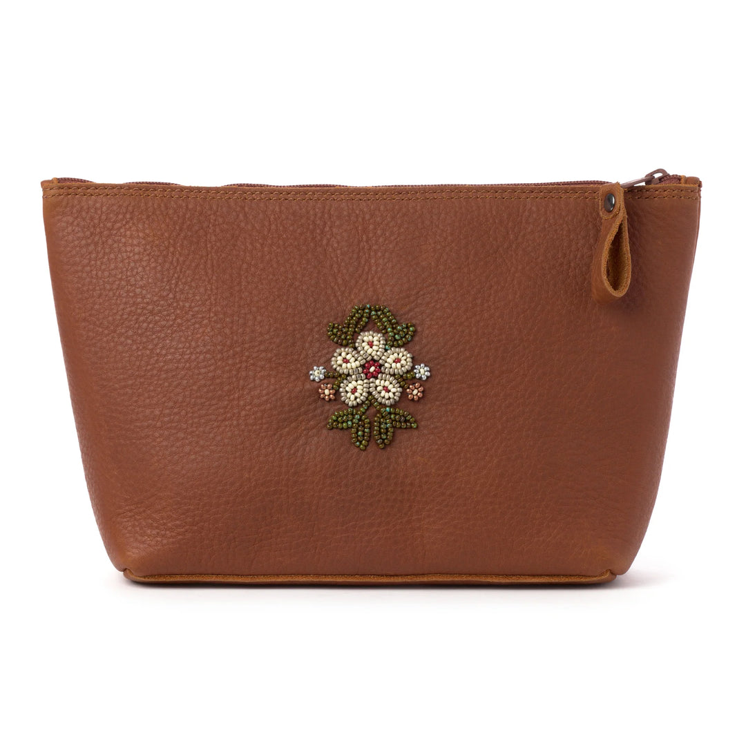 Manitobah Floret Beaded Makeup Bag