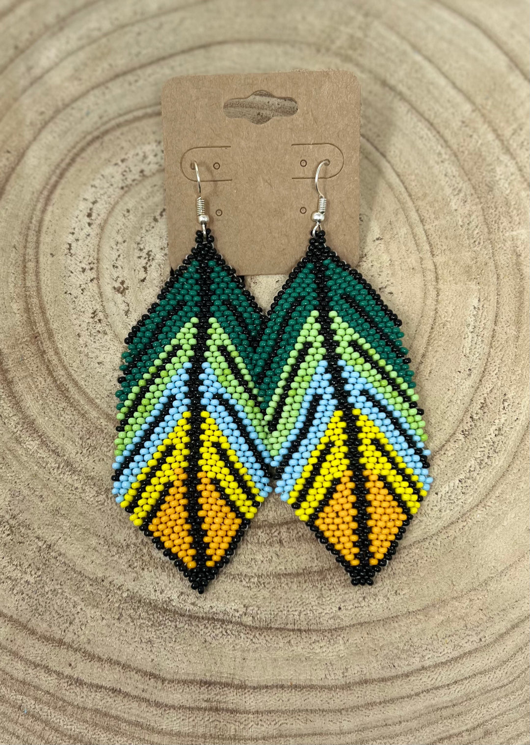 Tribal Roots XL Feather Earrings