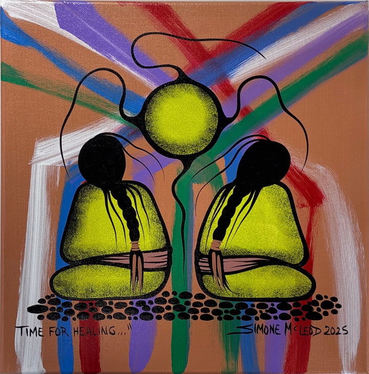 Simone McLeod 14"x14" Original Paintings (2025)