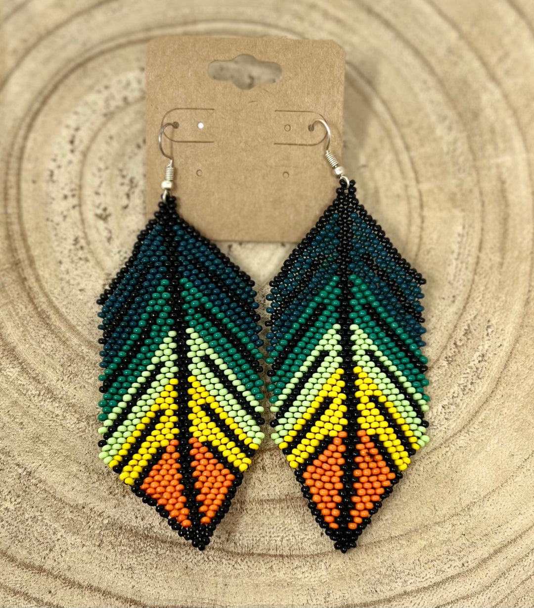 Tribal Roots XL Feather Earrings