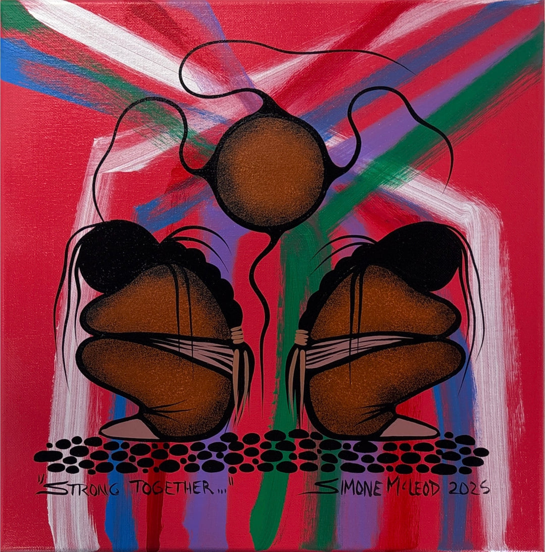 Simone McLeod 14"x14" Original Paintings (2025)
