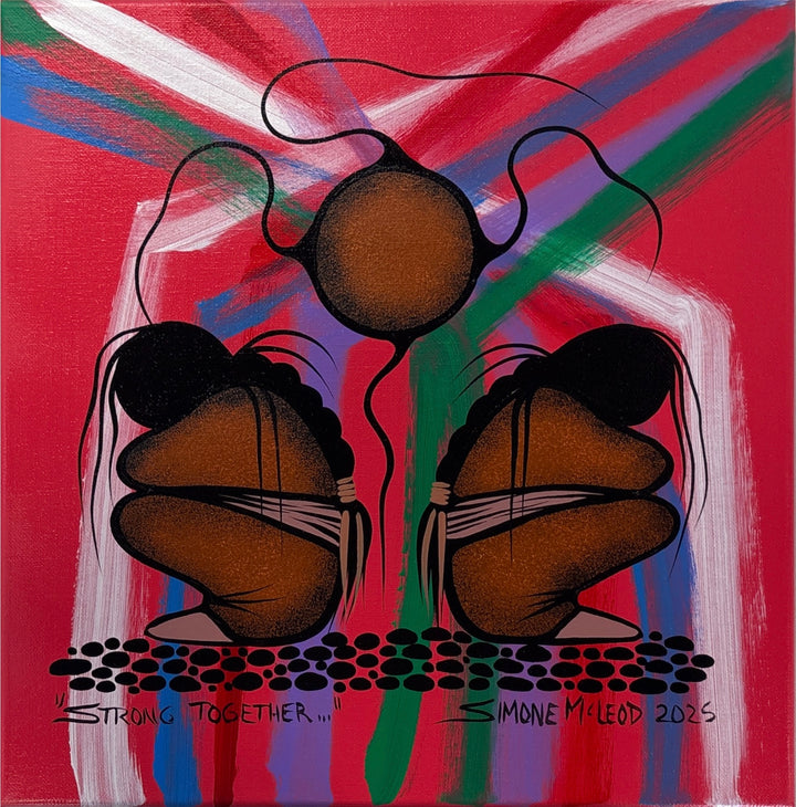 Simone McLeod 14"x14" Original Paintings (2025)