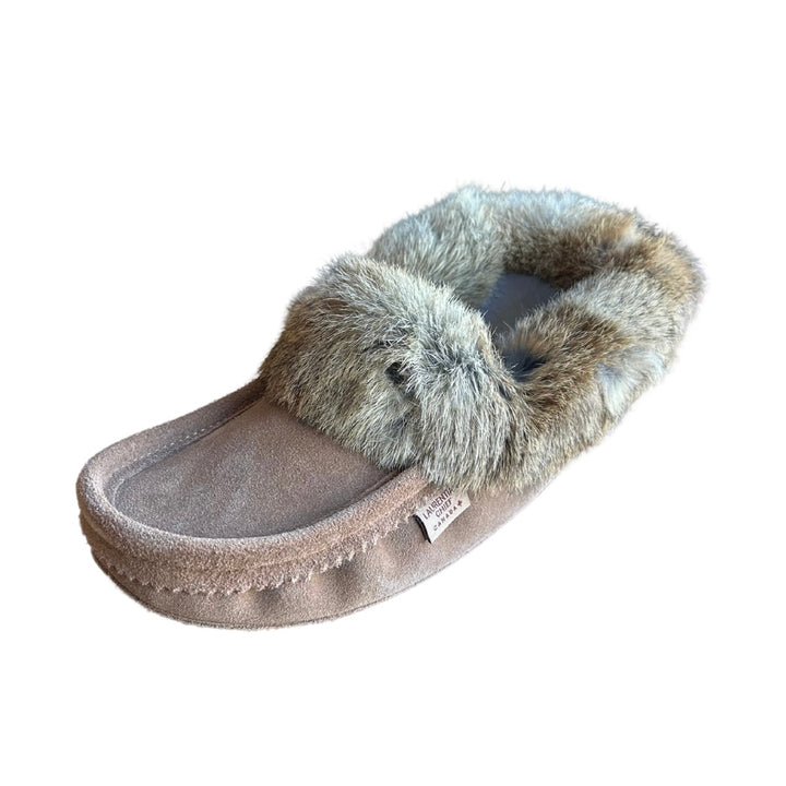 Laurentian Chief Men's Fur Trimmed Moccasins