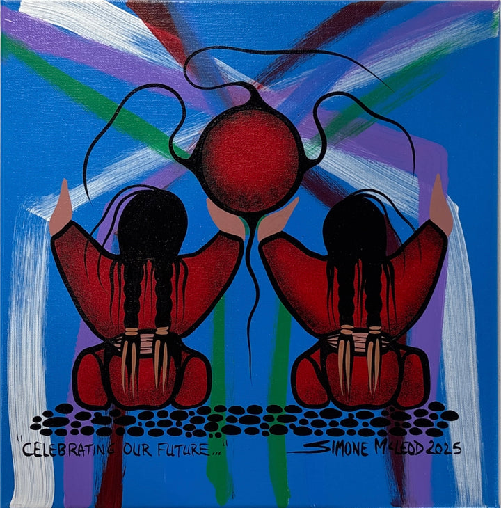 Simone McLeod 14"x14" Original Paintings (2025)