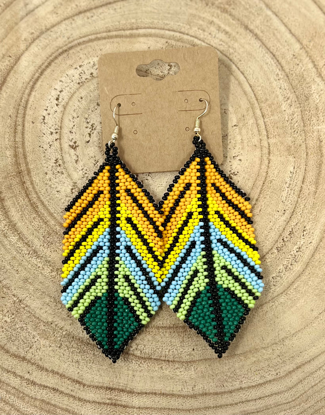 Tribal Roots XL Feather Earrings