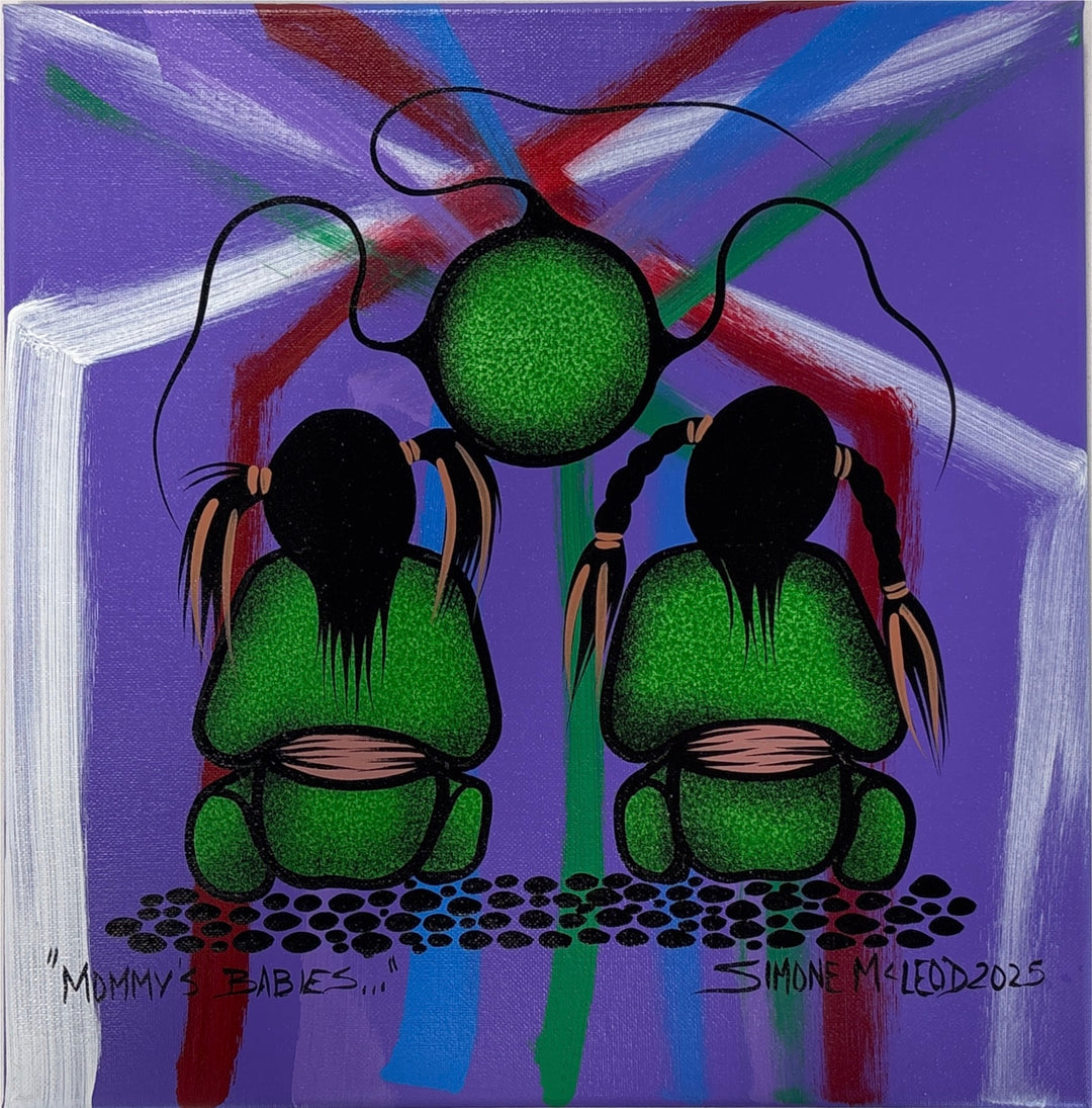 Simone McLeod 14"x14" Original Paintings (2025)