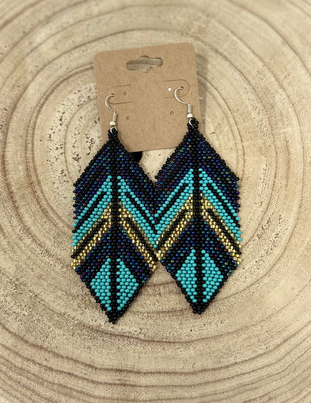 Tribal Roots XL Feather Earrings