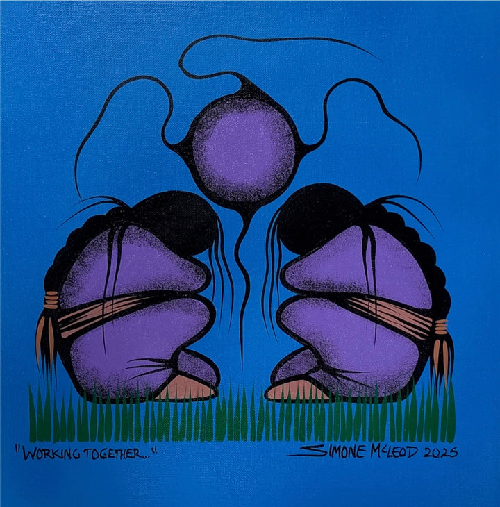 Simone McLeod 14"x14" Original Paintings (2025)