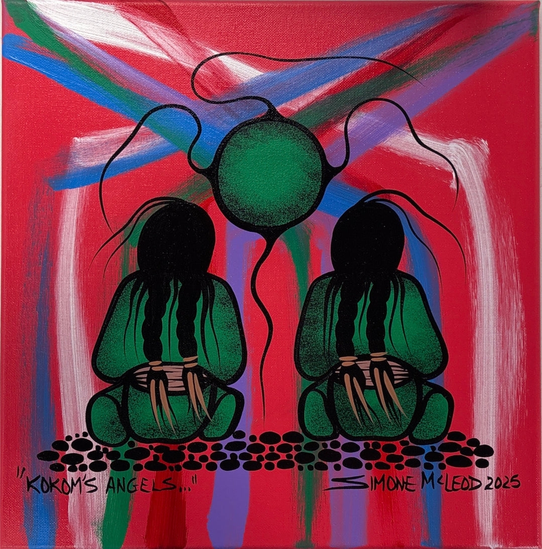 Simone McLeod 14"x14" Original Paintings (2025)