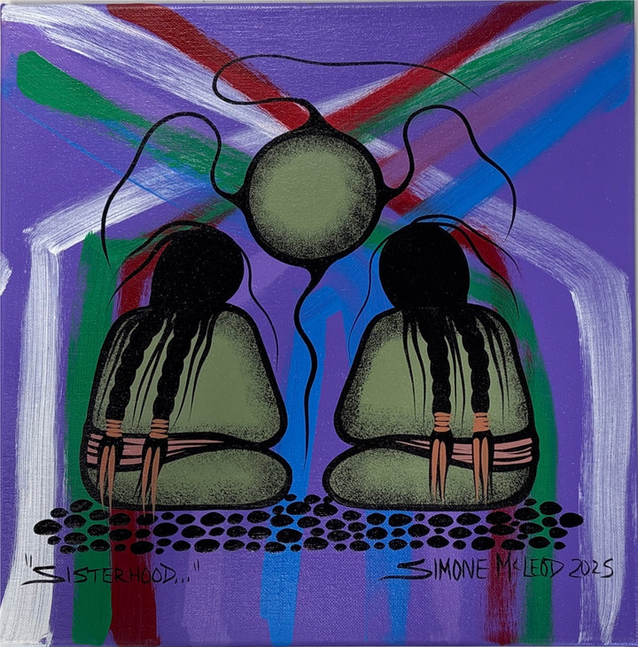 Simone McLeod 14"x14" Original Paintings (2025)