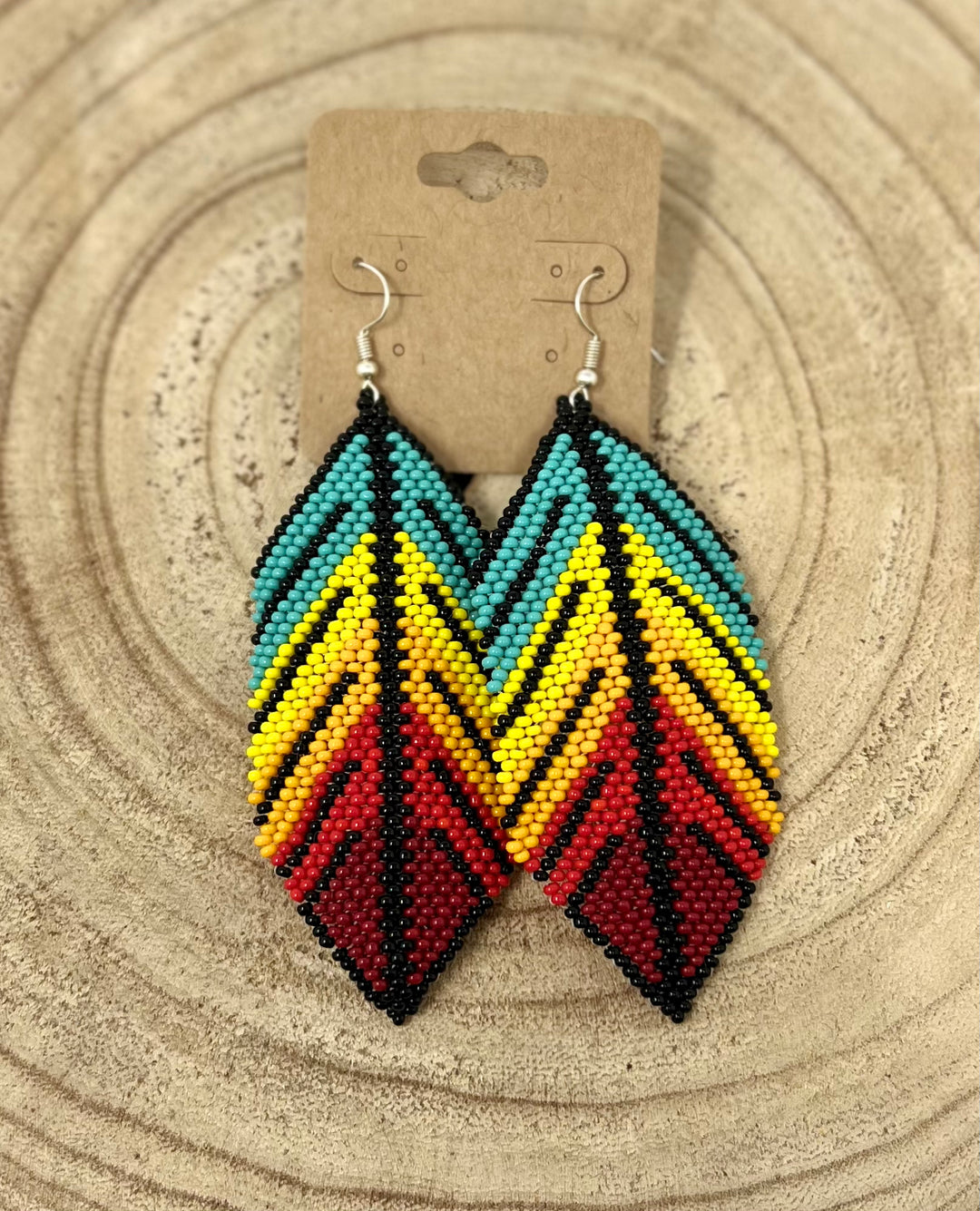 Tribal Roots XL Feather Earrings