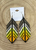 Tribal Roots XL Feather Earrings